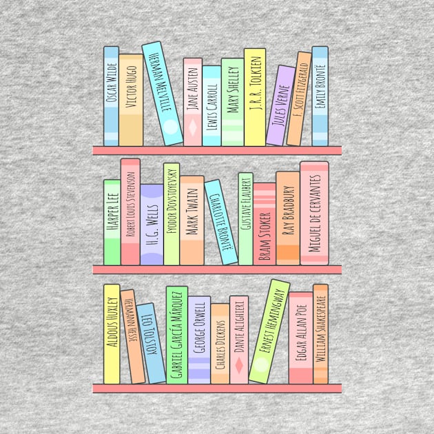 Classics Bookshelf by sombrasblancas